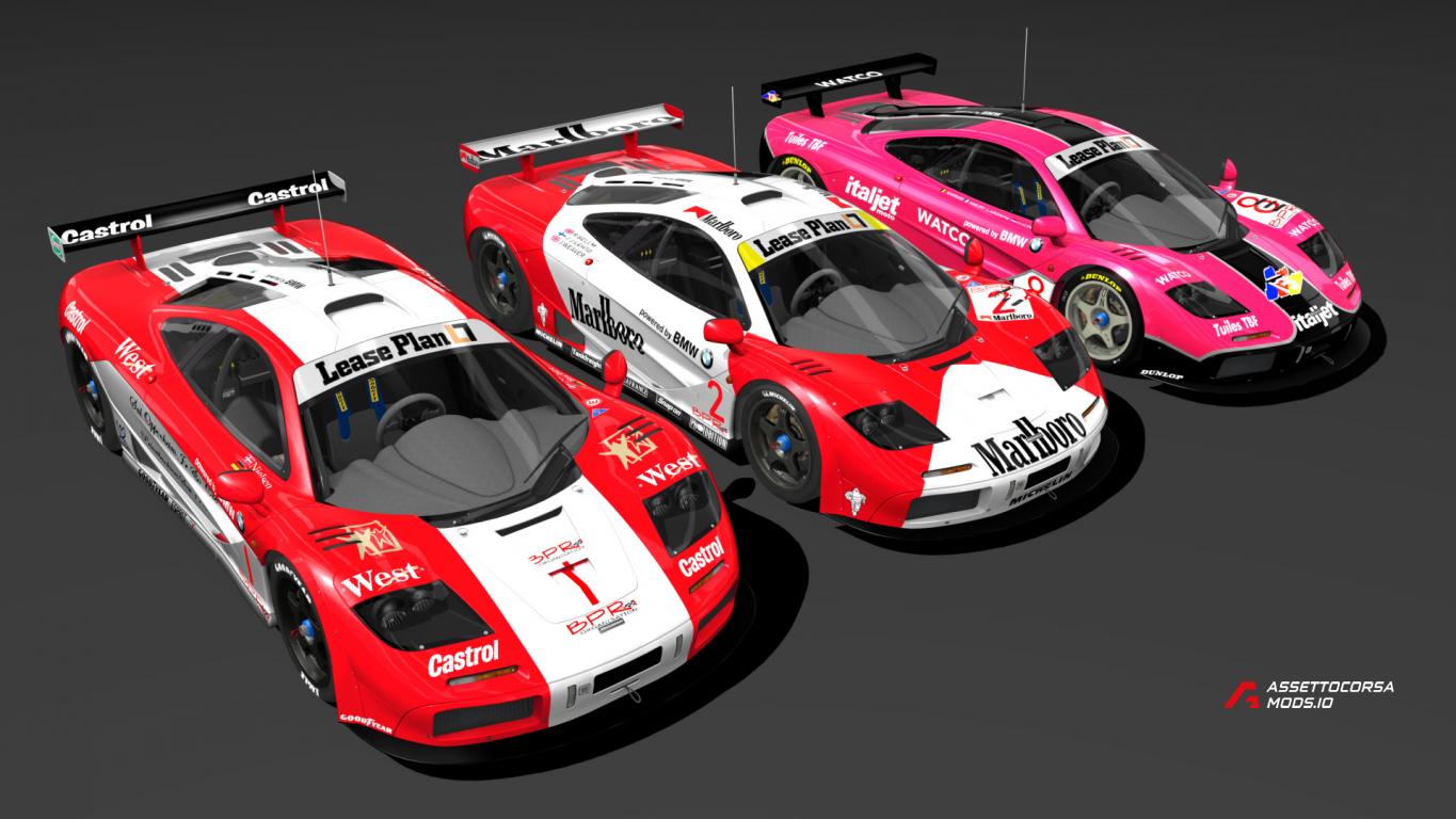 "Cesar" update McLaren F1 GTR Skinpack