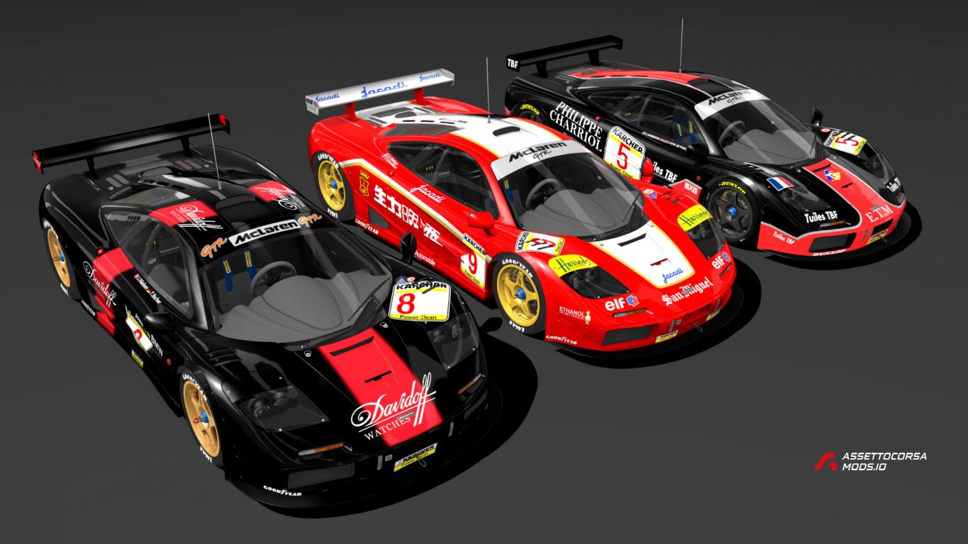 "Cesar" update McLaren F1 GTR Skinpack