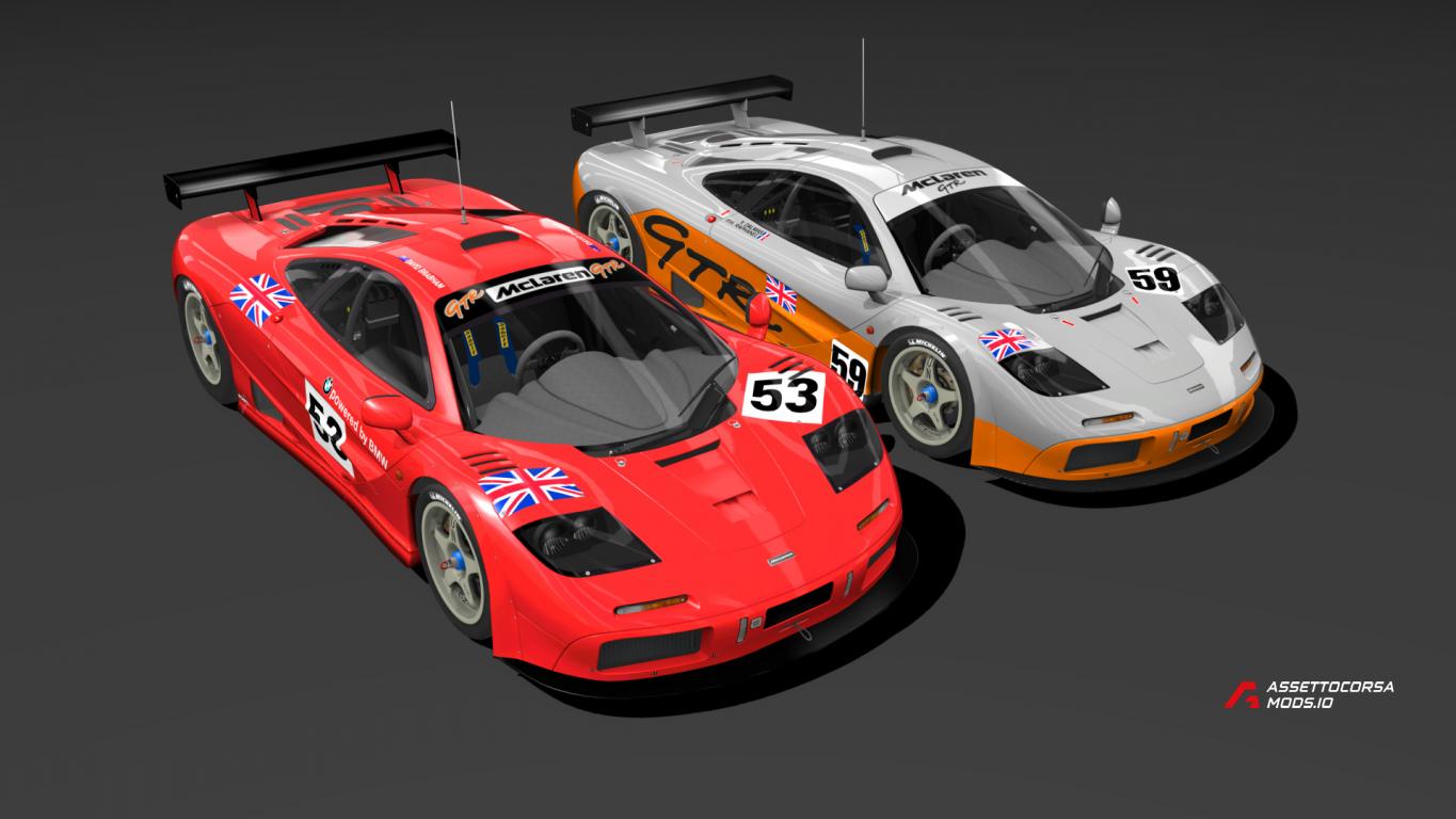 "Cesar" update McLaren F1 GTR Skinpack