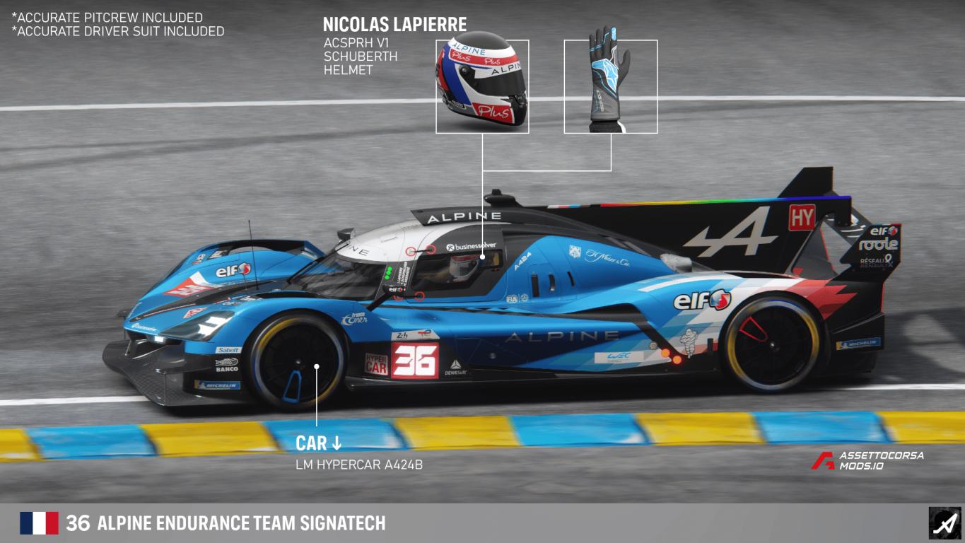 ALPINE - LE MANS 2024