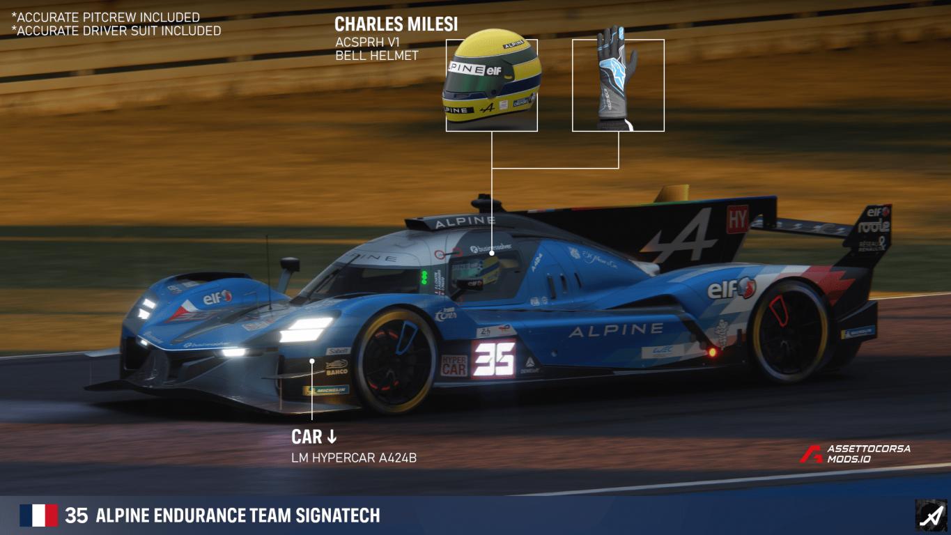 ALPINE - LE MANS 2024