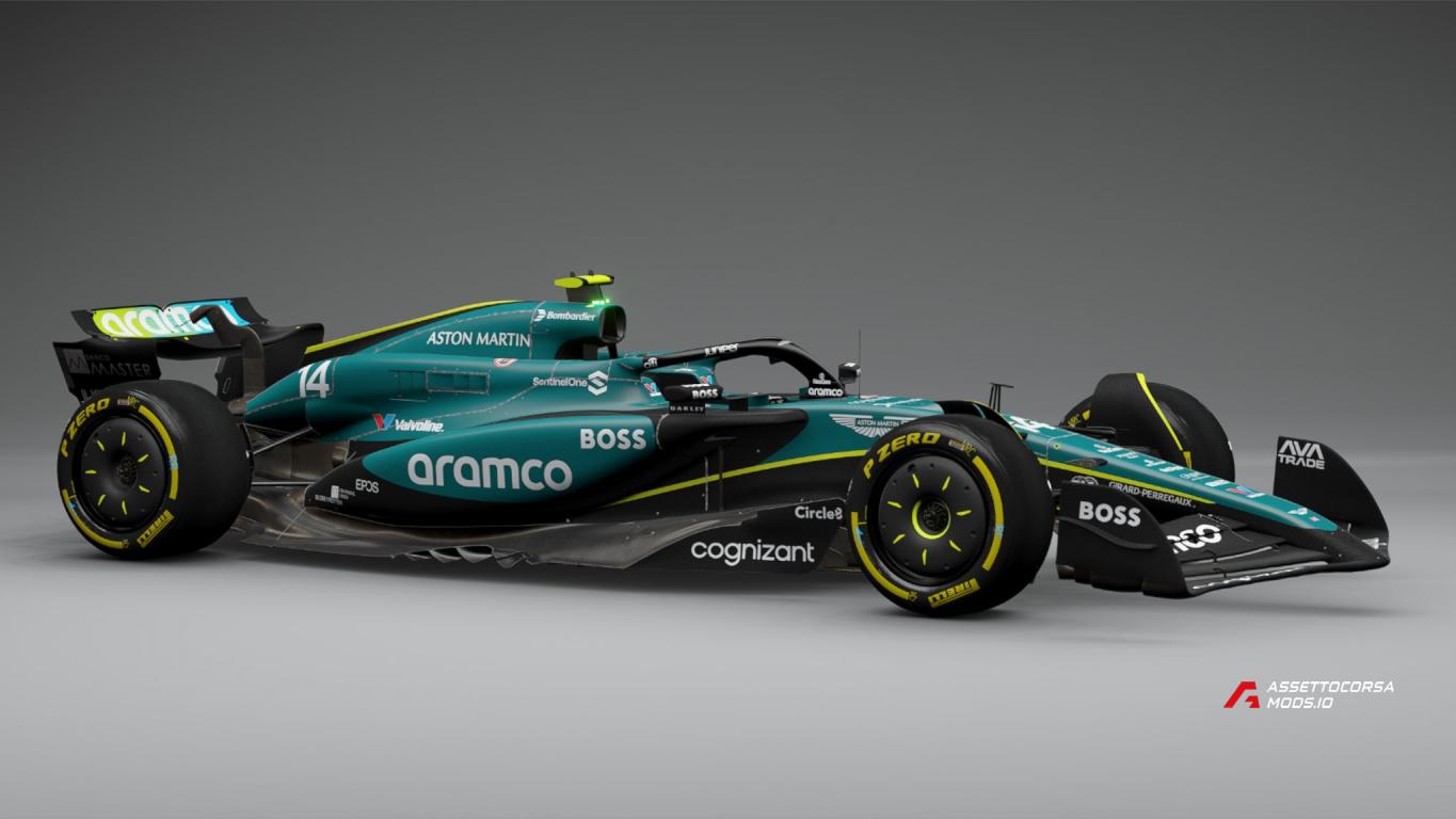 VRC Formula Alpha 2024 Aston Martin AMR24 Livery