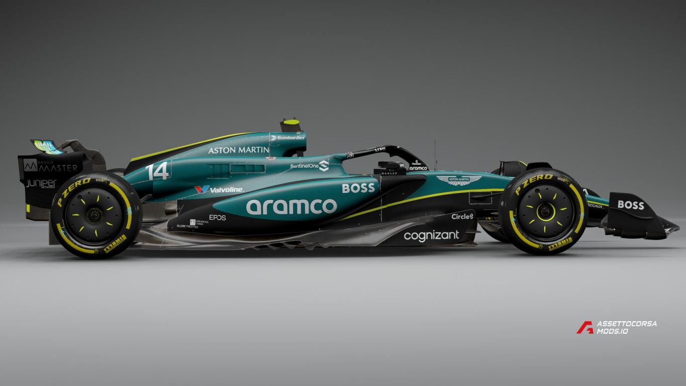 VRC Formula Alpha 2024 Aston Martin AMR24 Livery