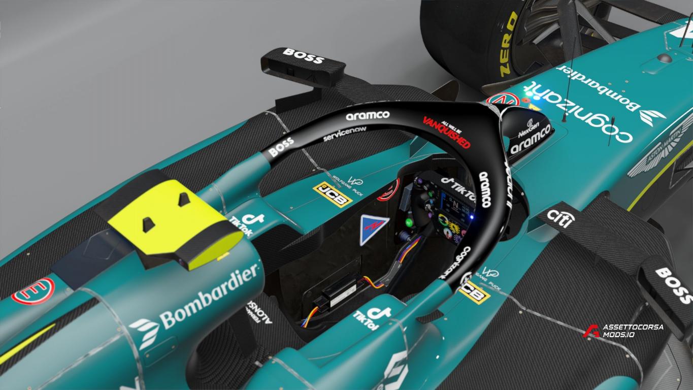 VRC Formula Alpha 2024 Aston Martin AMR24 Livery