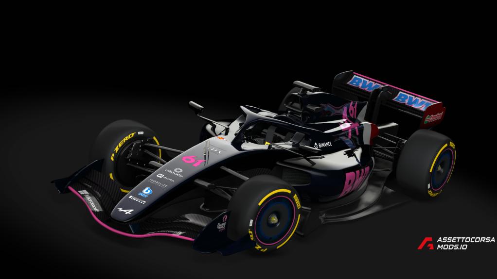 Alpine BWT Special Blackout Livery for F1 2026