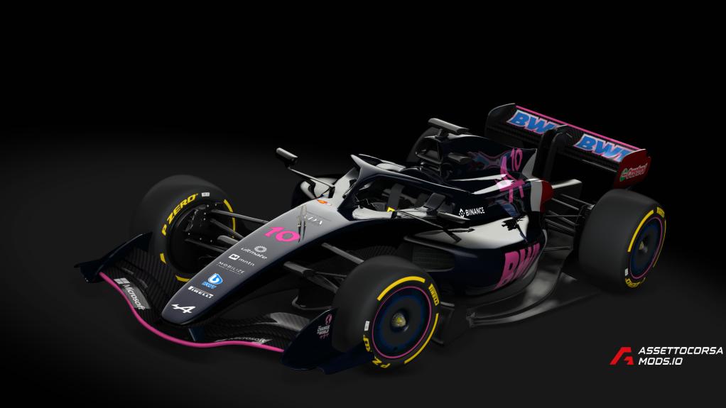Alpine BWT Special Blackout Livery for F1 2026