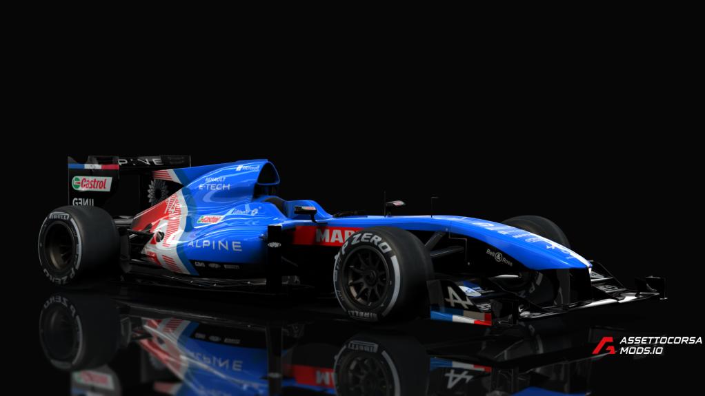 Alpine A521 Livery for Lotus Exos 125