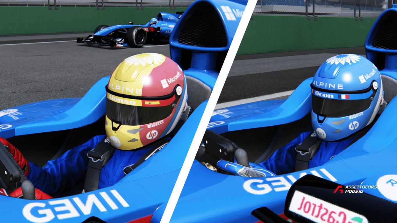 Alpine A521 Livery for Lotus Exos 125