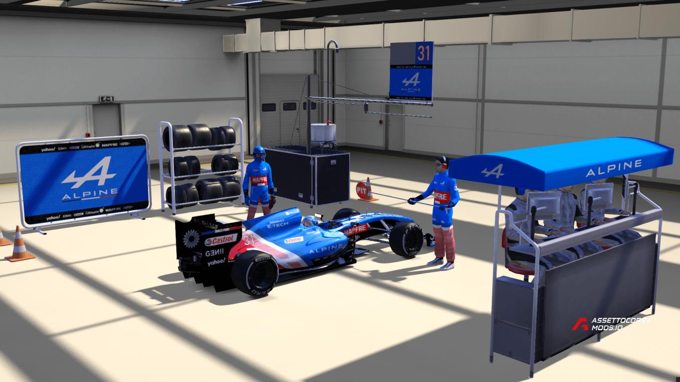 Alpine A521 Livery for Lotus Exos 125