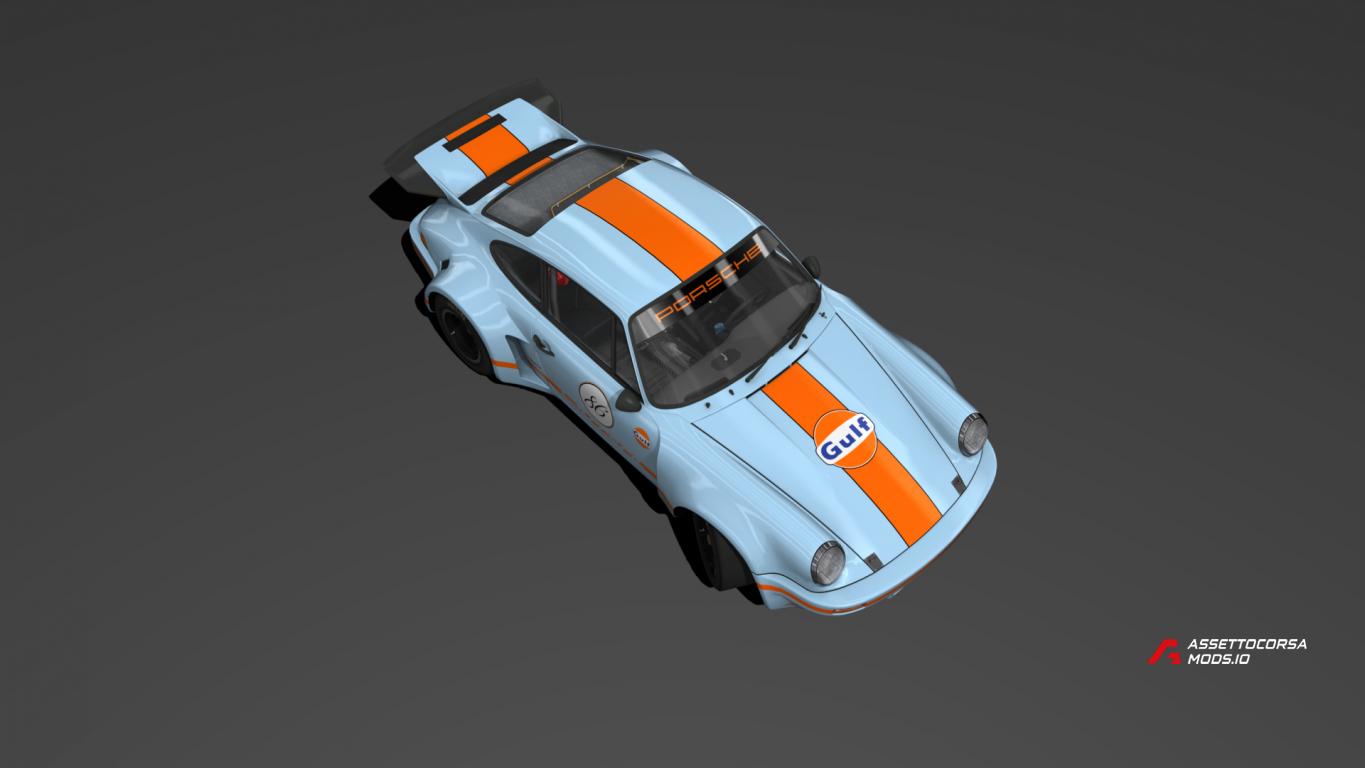 #68 Gulf Racing Porsche 911 Carrera RSR 3.0 '74