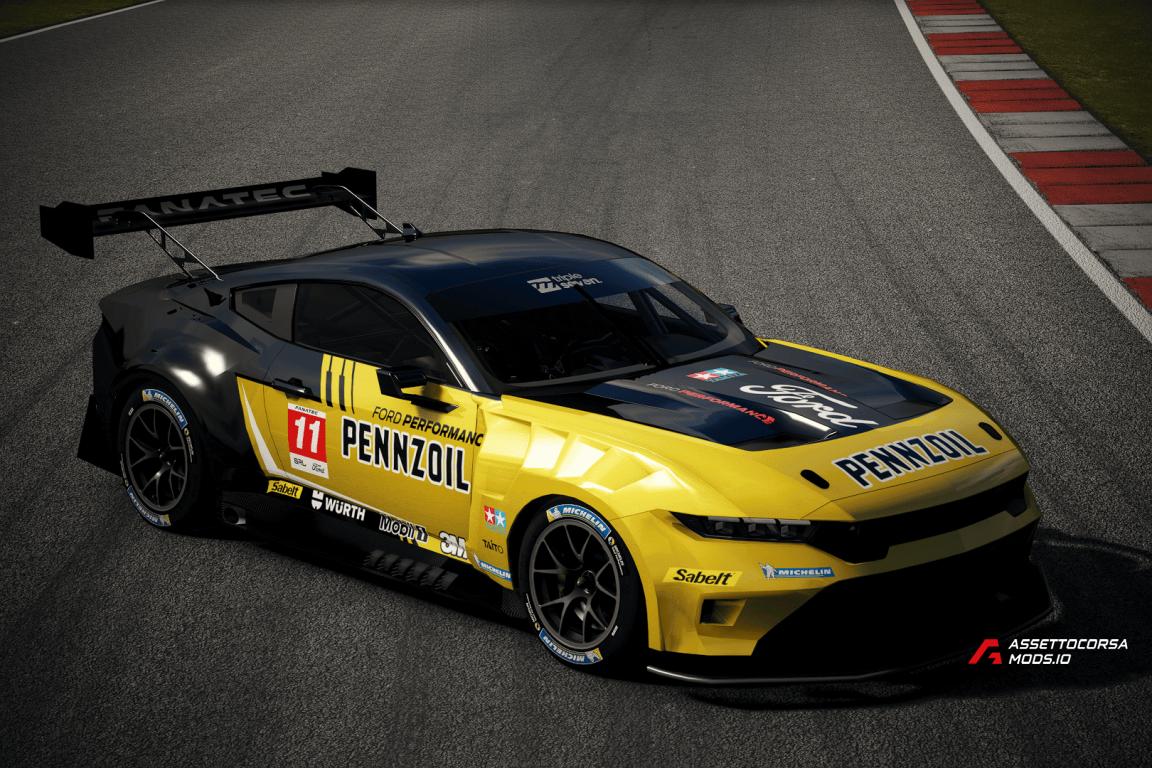 Pennzoil Livery - BCRC Ford Mustang GT3