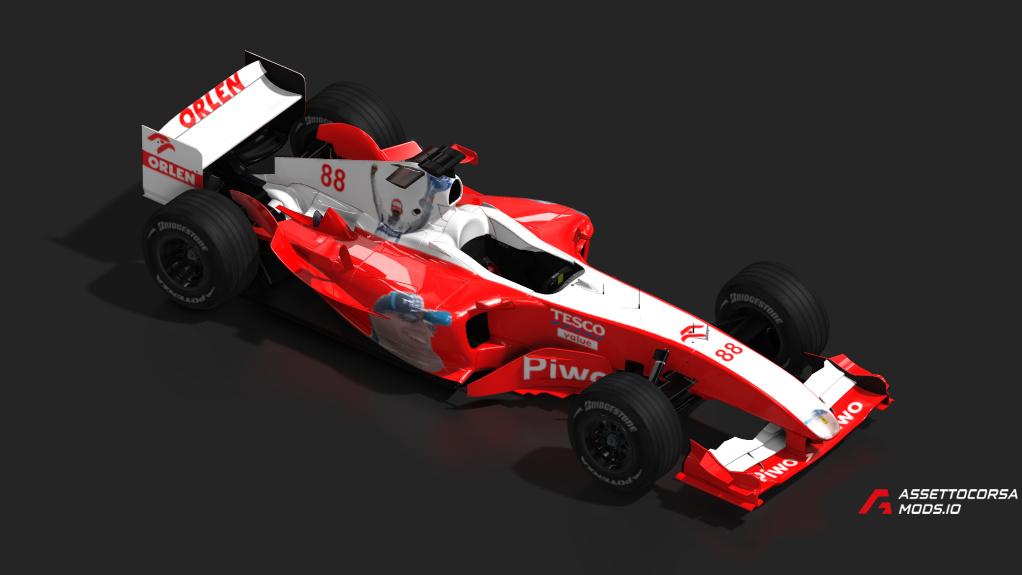 Ferrari F2004 - Polska Kubica