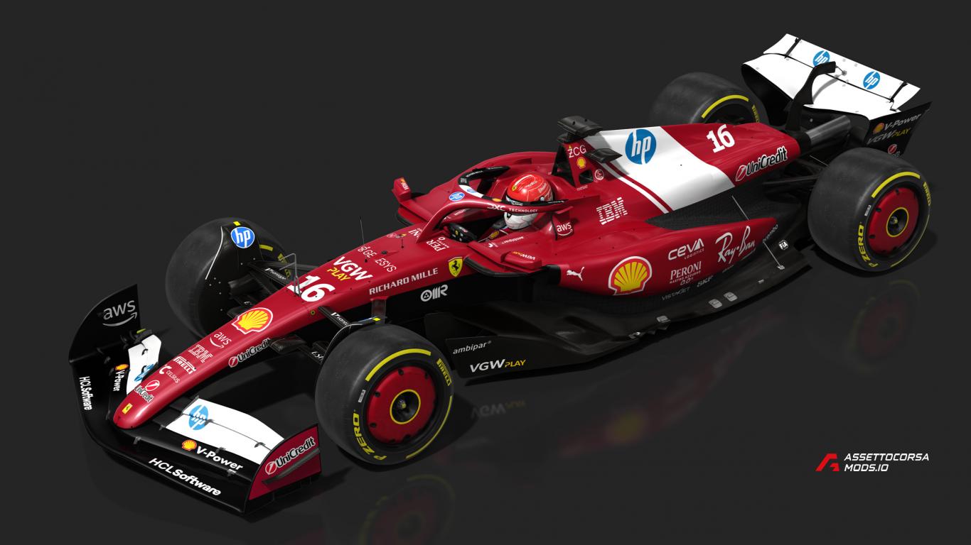 Ferrari SF-25 Livery Pack Grand Prix 2025 SF-25 SD