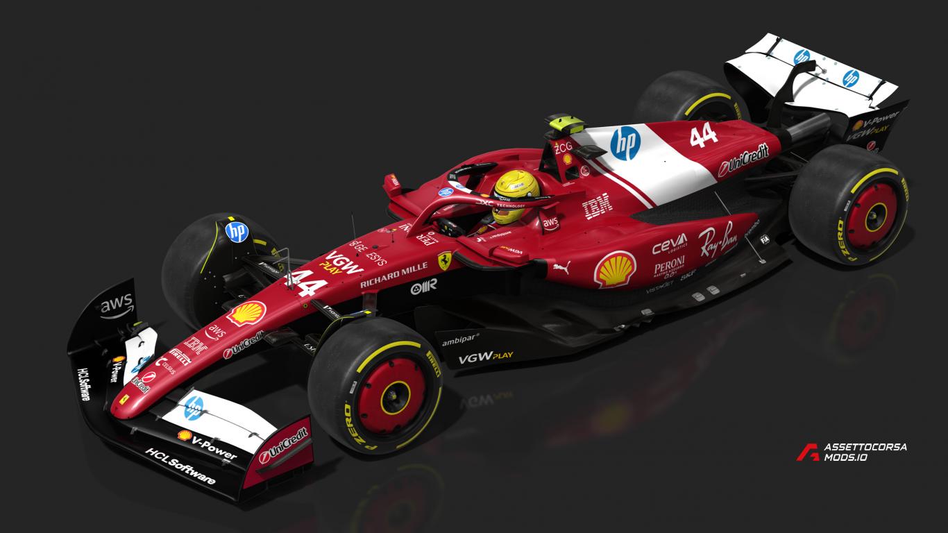 Ferrari SF-25 Livery Pack Grand Prix 2025 SF-25 SD
