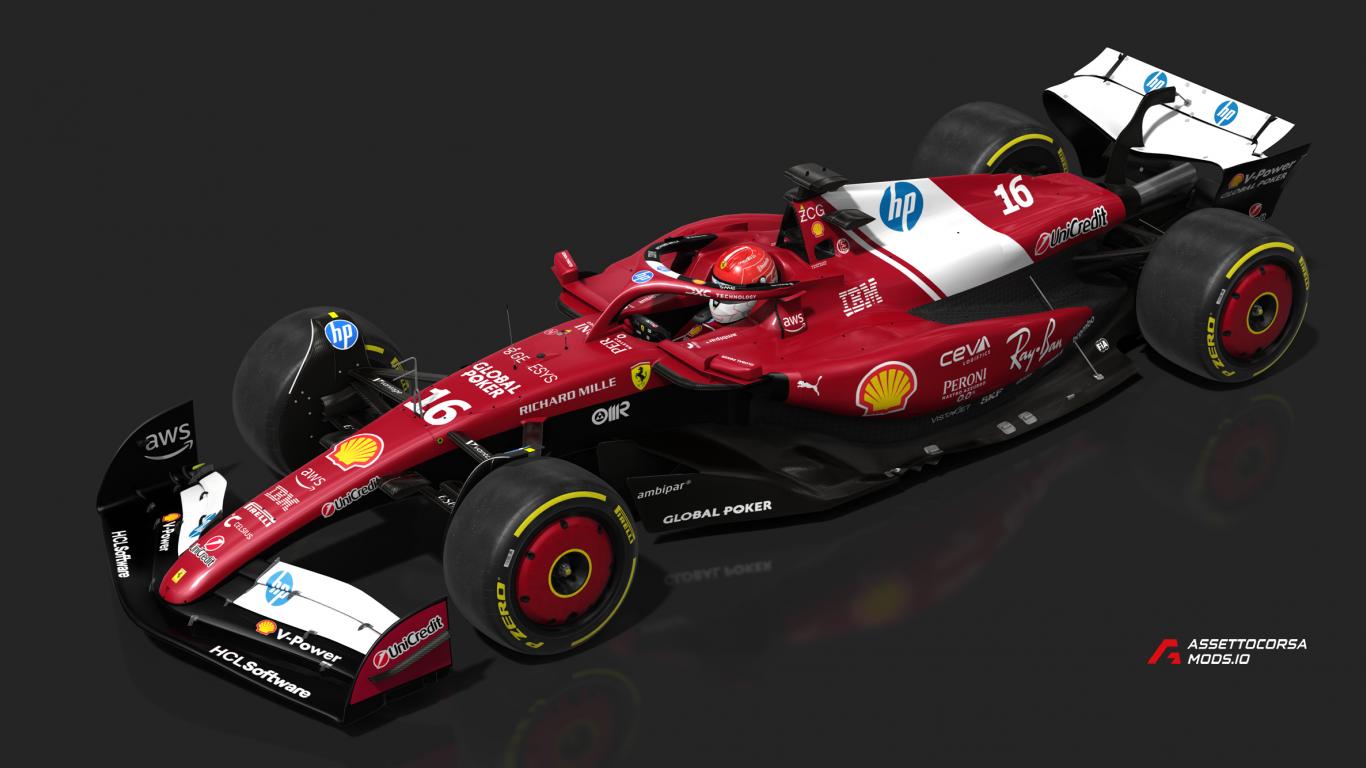 Ferrari SF-25 Livery Pack Grand Prix 2025 SF-25 SD