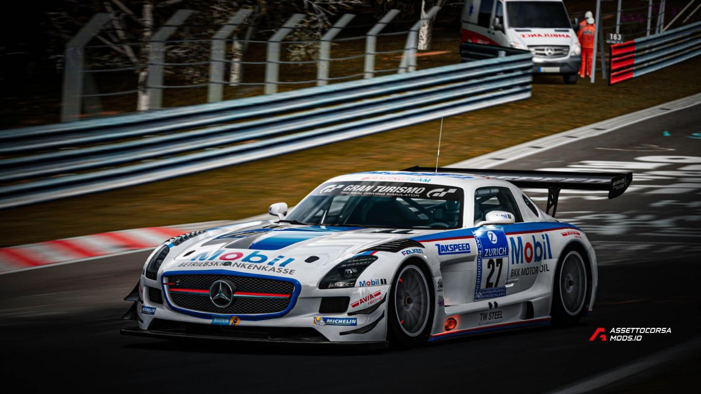N24H-TEAM ZAKSPEED-MERCEDES-BENZ AMG SLS GT3