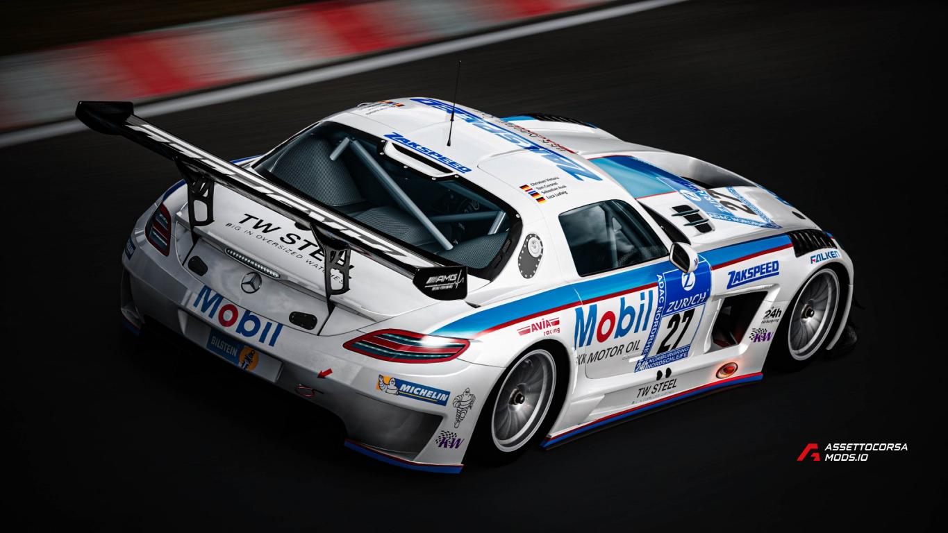 N24H-TEAM ZAKSPEED-MERCEDES-BENZ AMG SLS GT3