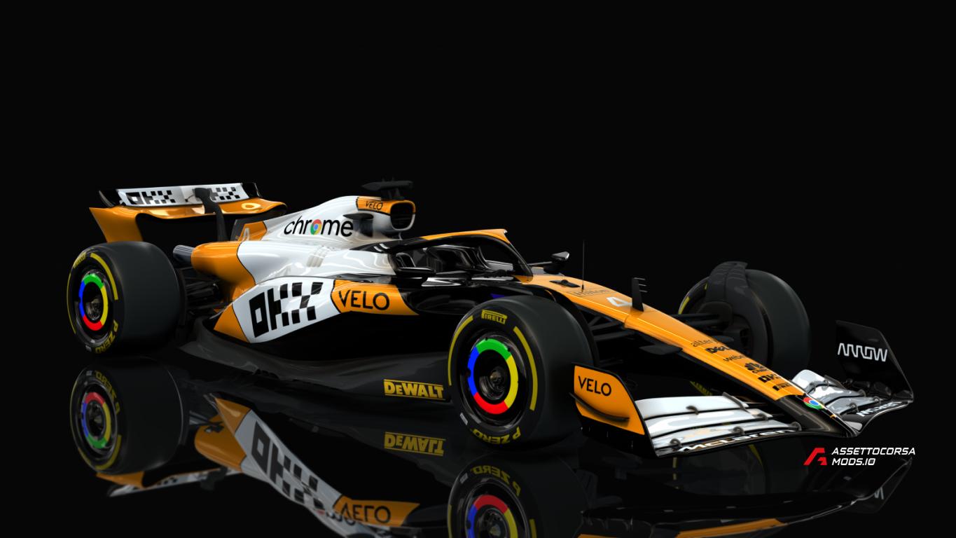 Formula Ultra mclaren Norris special livery for singapore gp