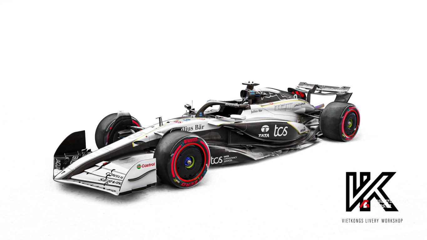 Jaguar F1 concept livery for the VRC Formula Alpha 2024
