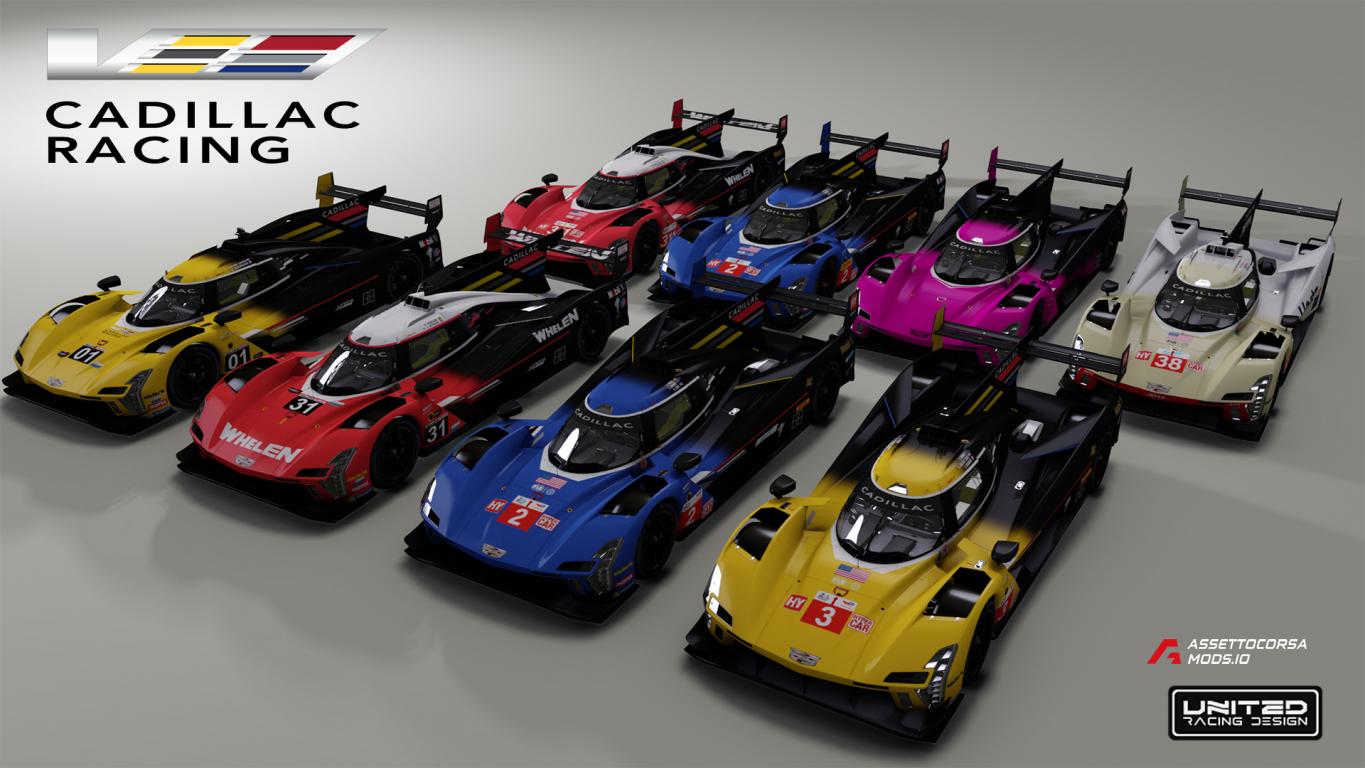 2024 Cadillac Racing skin pack (IMSA / WEC / Le Mans)