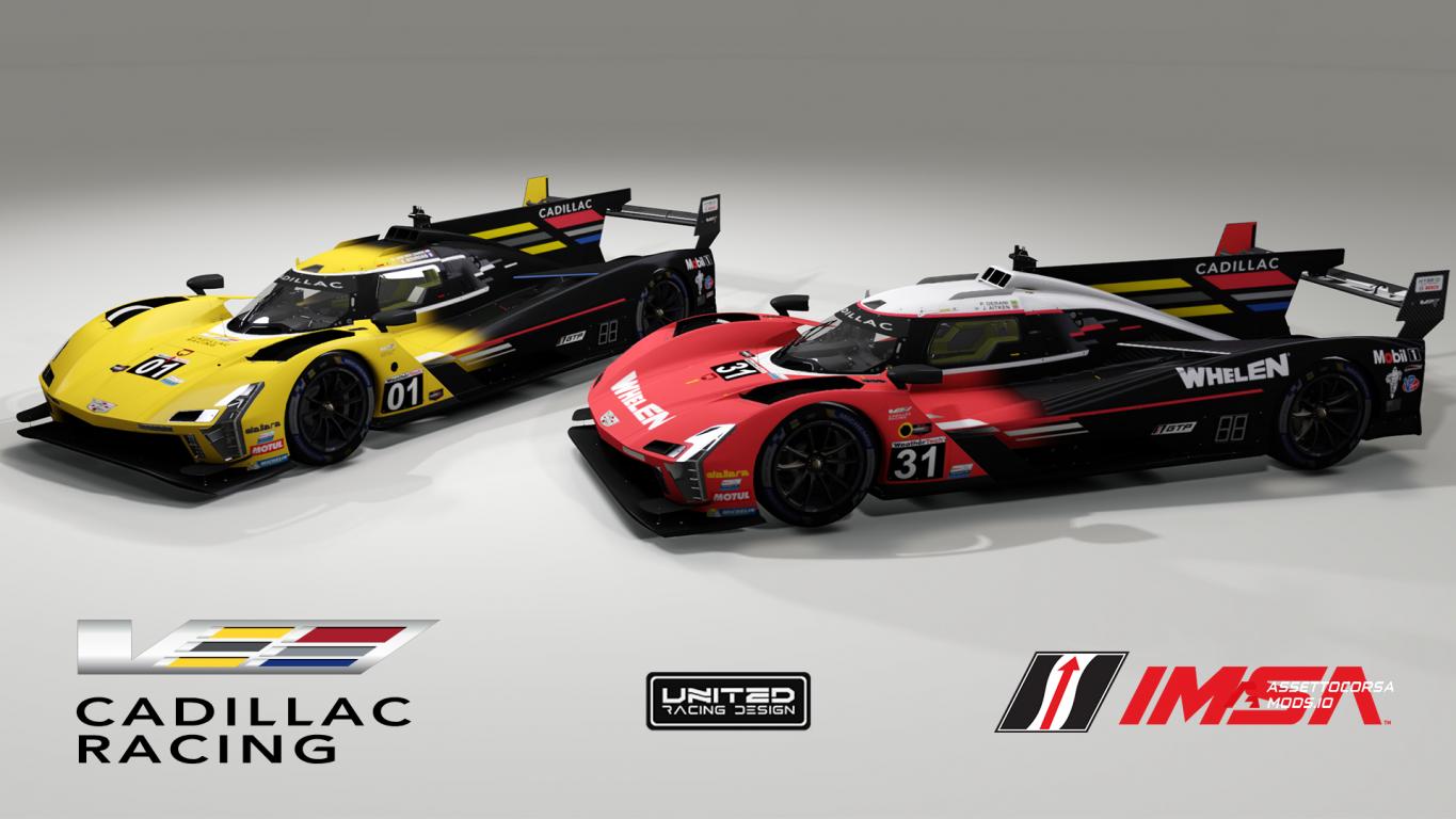 2024 Cadillac Racing skin pack (IMSA / WEC / Le Mans)
