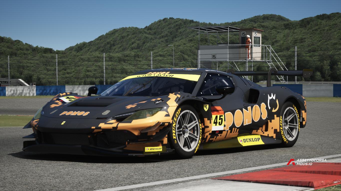 2025 #45 PONOS Racing Ferrari