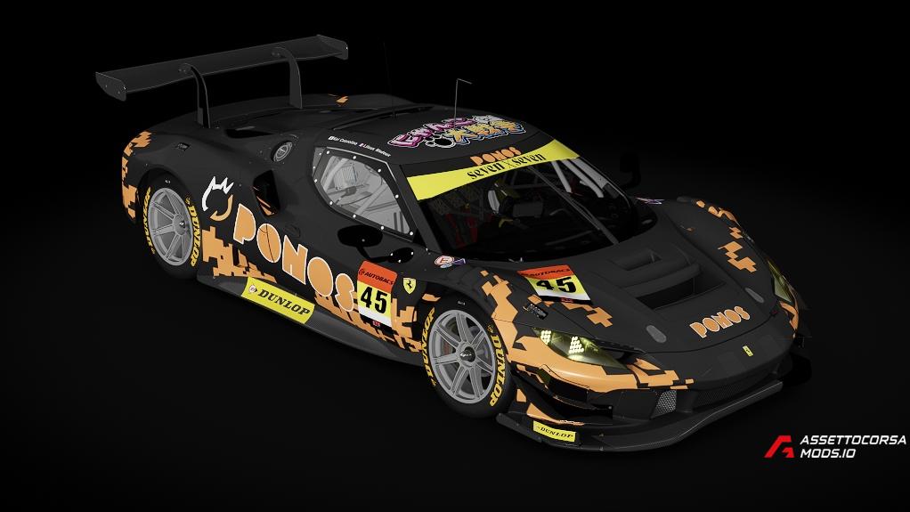 2025 #45 PONOS Racing Ferrari