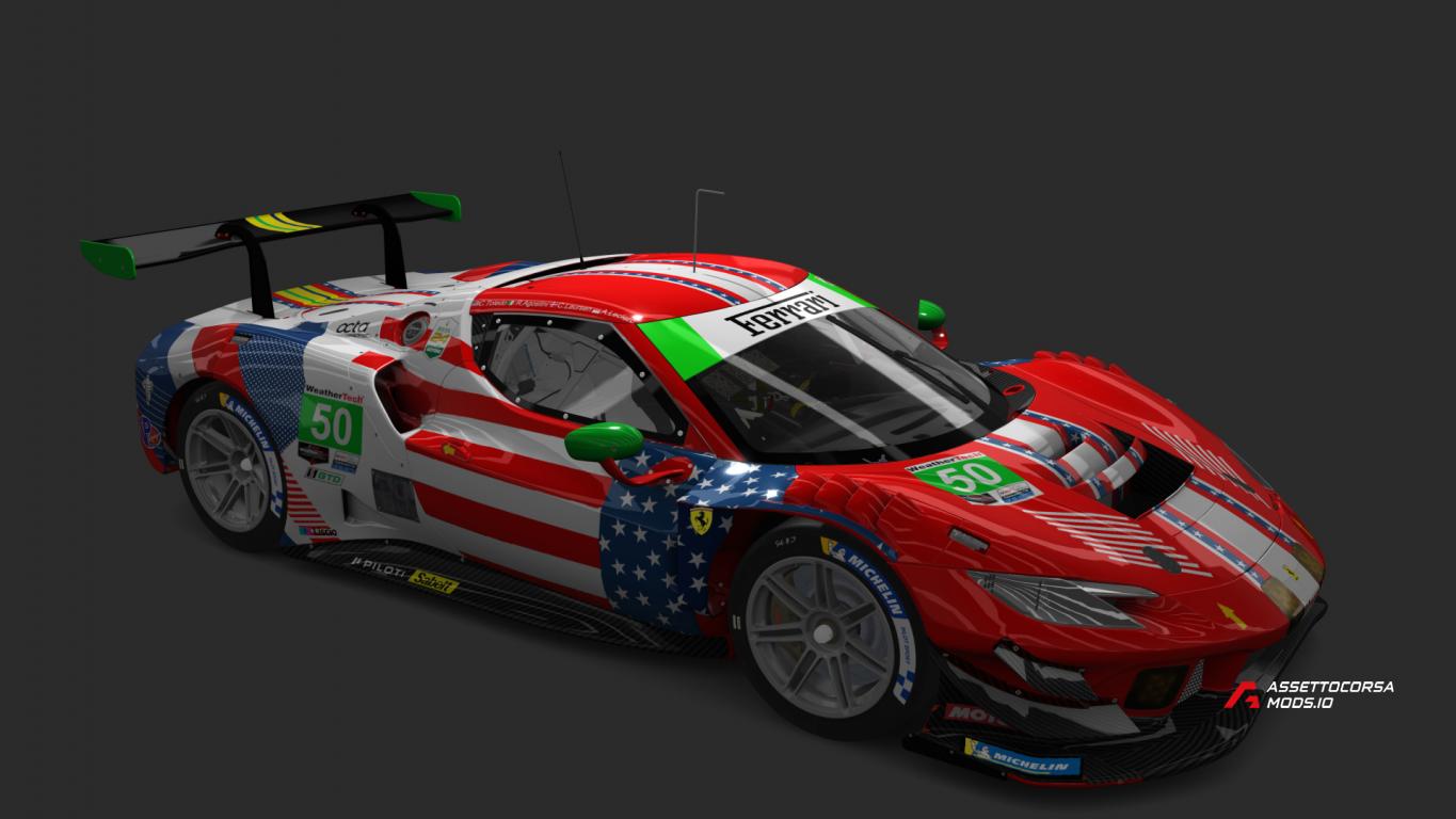 IMSA 2025 Ferrari 296 pack
