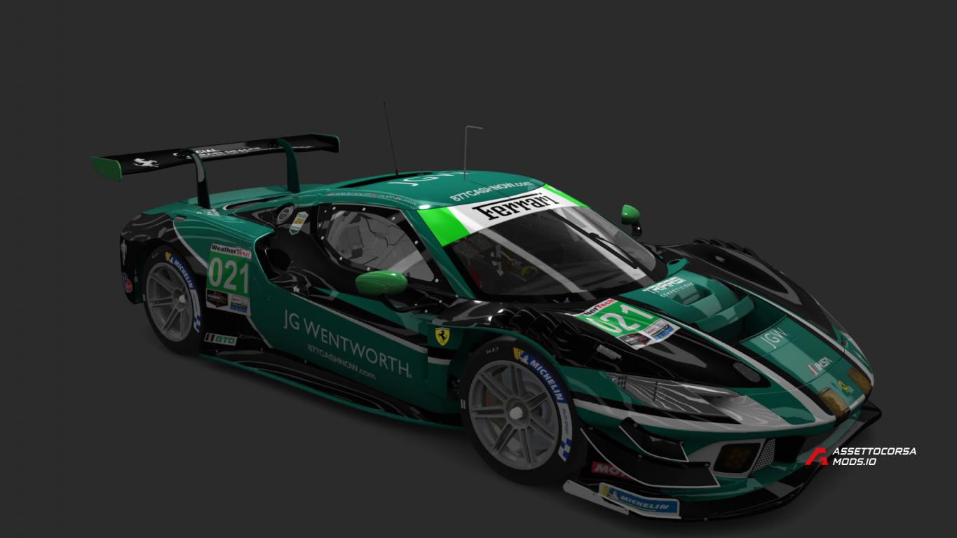 IMSA 2025 Ferrari 296 pack
