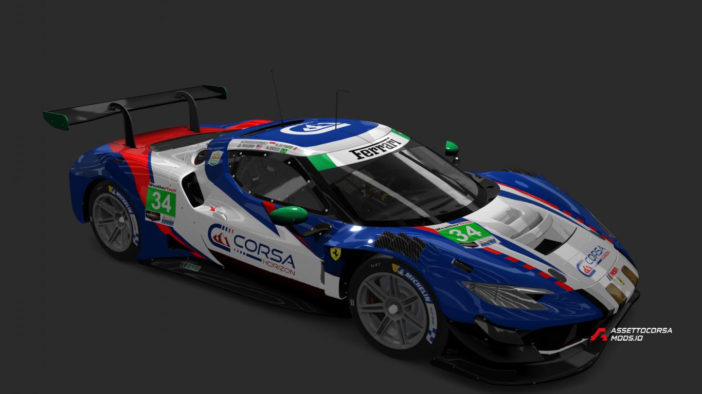 IMSA 2025 Ferrari 296 pack