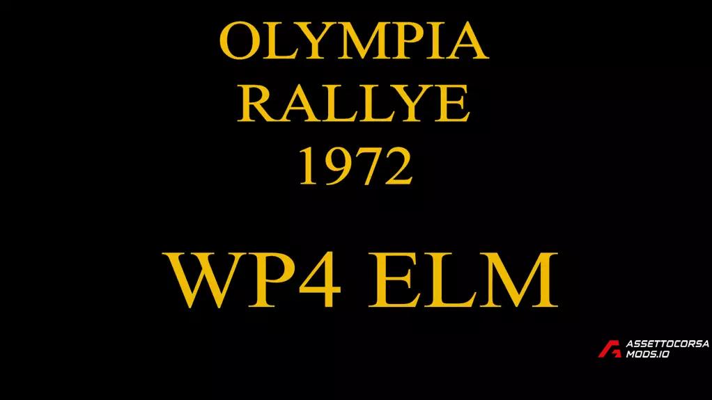 Elm WP4 Olympia Rally 1972