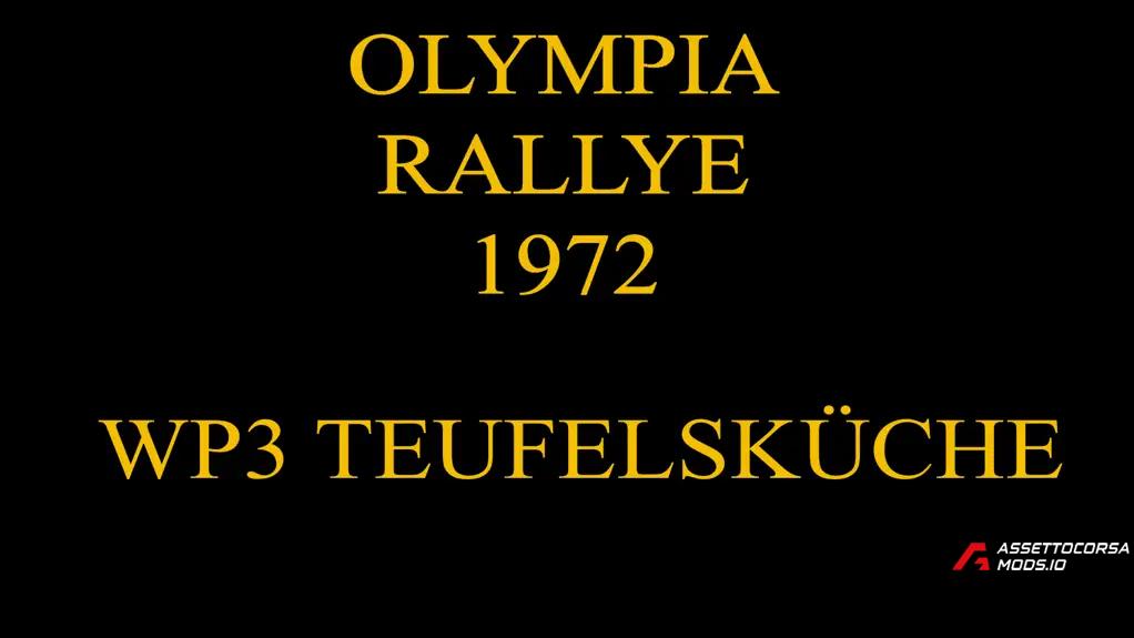 Teufelskueche WP3 Olympia Rally 1972