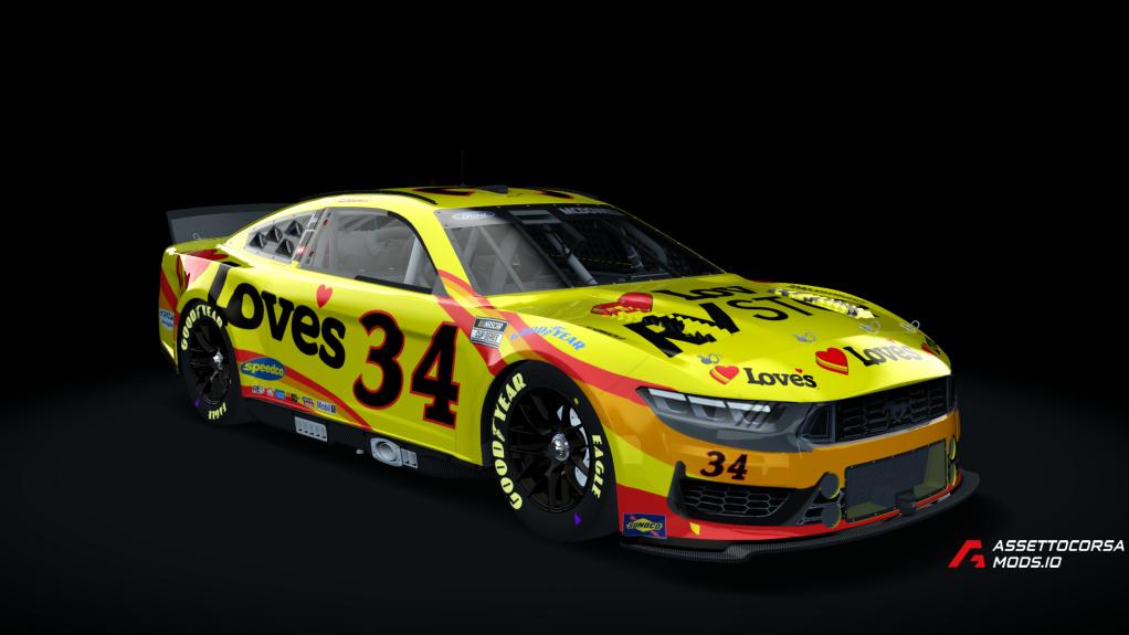 Michael McDowell Front Row Motorsports #34 2024 Nascar skin