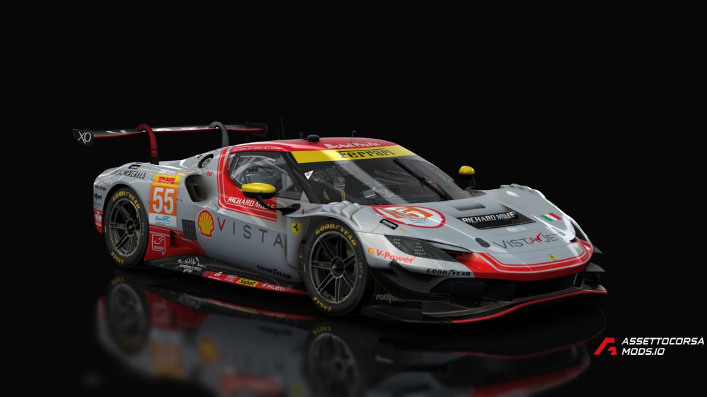 2024 FIA WEC Ferrari 296 GT3 RSS Skin Pack