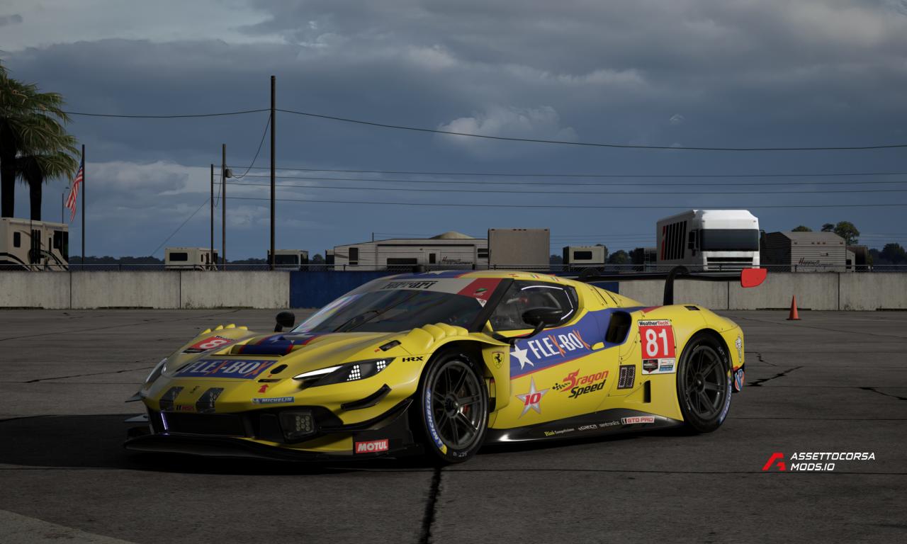 2025 Dragonspeed #81 Daytona and Sebring Liveries