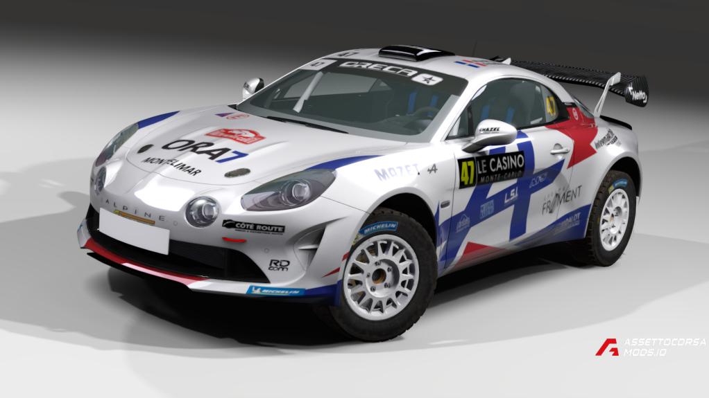 ALPINE A110 R-GT RALLY GRAVEL BY LF SIMRACING - SKIN ASTIER ALPINE
