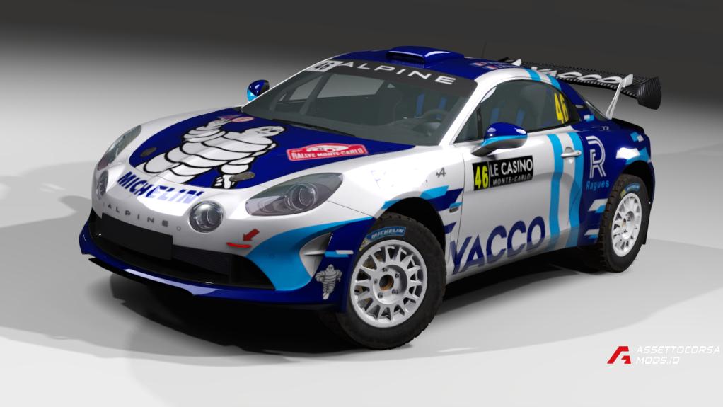 ALPINE A110 R-GT RALLY GRAVEL BY LF SIMRACING - SKIN michelin