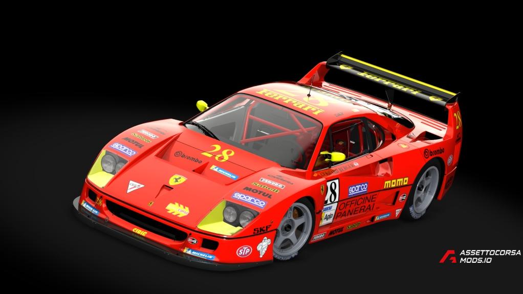 Ferrari F40 Competizione n°28 Gerhard Berger