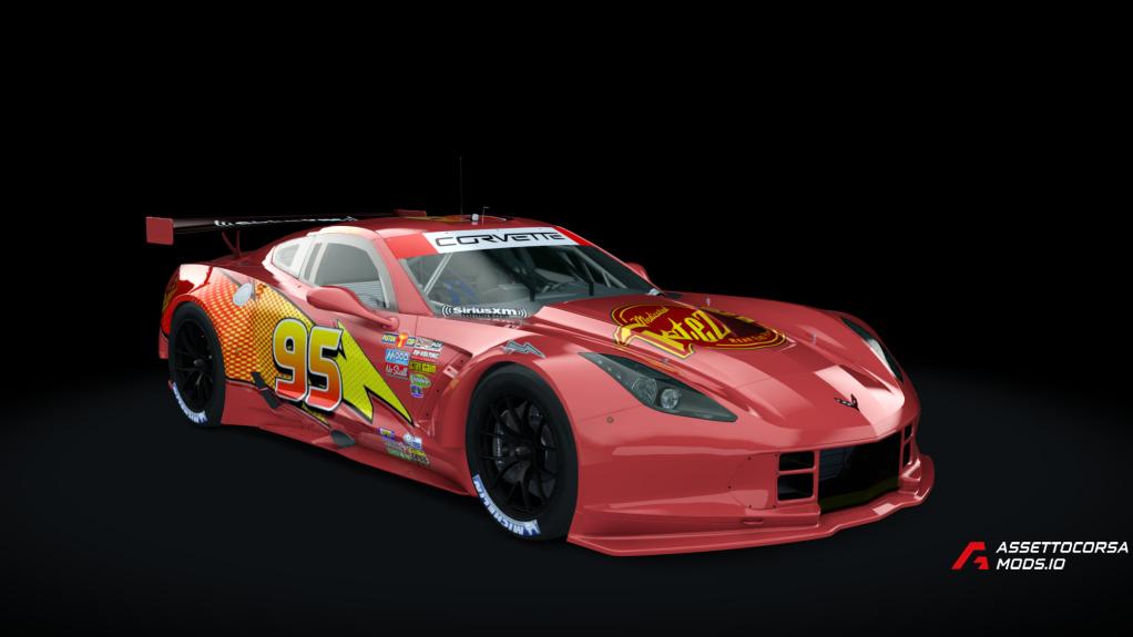 Lighting Mcqueen corvette C7R