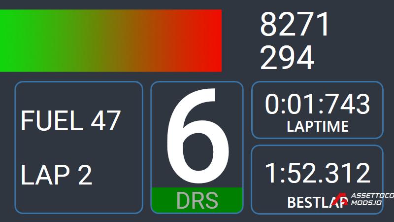 VRC Virtual Racing Cars Ultimate Dashboard