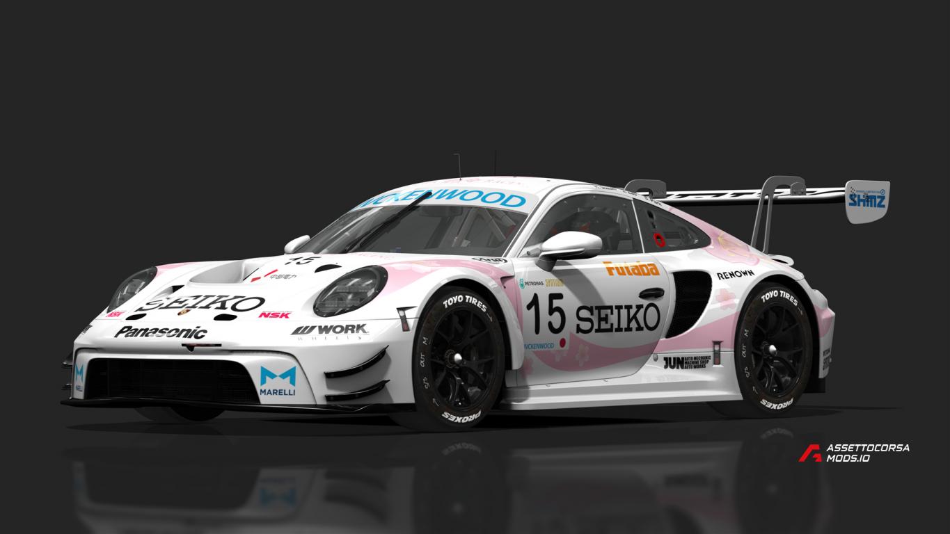 Fictional URD Porsche 992 GT3 skinpack by Mathias