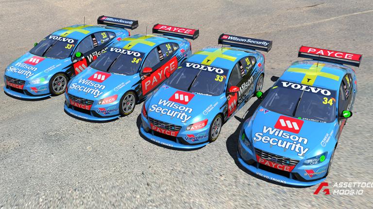 2015 #33 and #34 Volvo V8 Supercar livery pack 