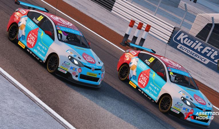 BTCC 2014 MG KX Clubcard Fuel Save MG6 Skins