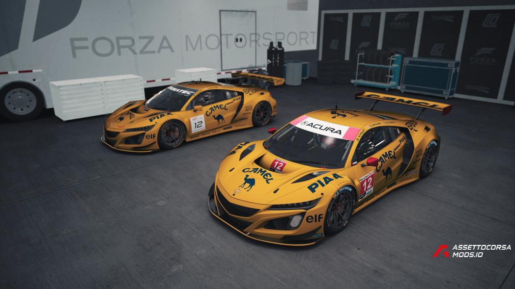 RSS GTM Akuro V6 Evo 2 - Late 1980s Camel Lotus - Skinpack
