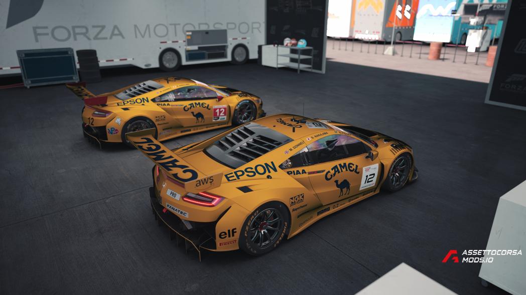 RSS GTM Akuro V6 Evo 2 - Late 1980s Camel Lotus - Skinpack