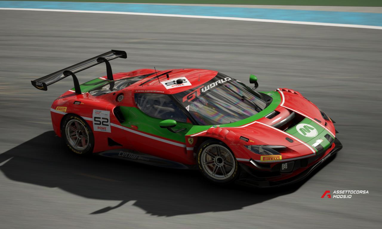2025 GTWCE Endurance AF Corse Liveries | Furiano 96 V6