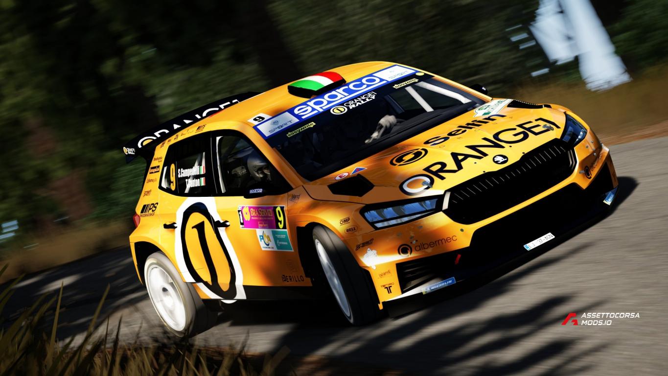 S.Campedelli-T.Canton \ Skoda Fabia RS Rally2 \ 19° Rally Regione Piemonte 2025