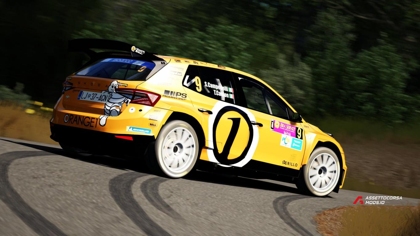 S.Campedelli-T.Canton \ Skoda Fabia RS Rally2 \ 19° Rally Regione Piemonte 2025