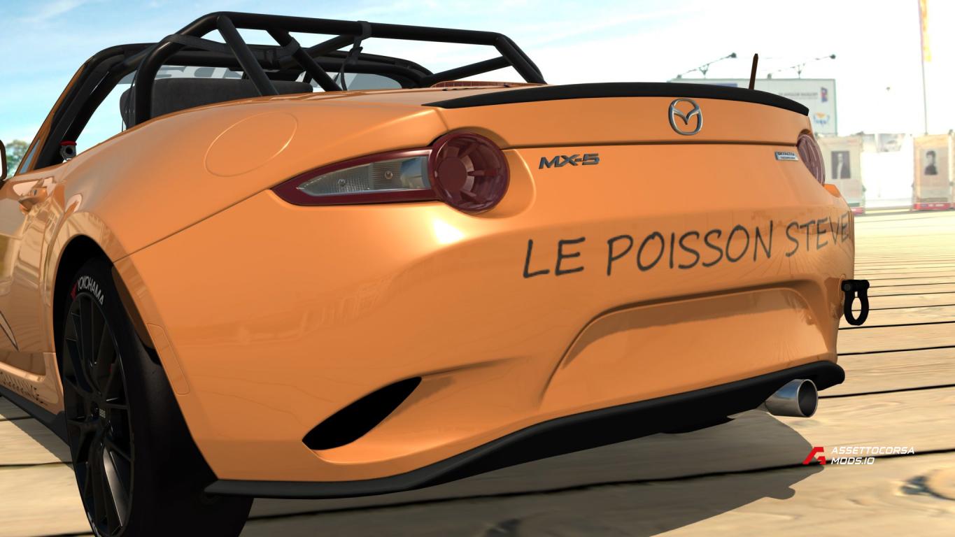 Steve Le Poisson on Mazda MX5 cup