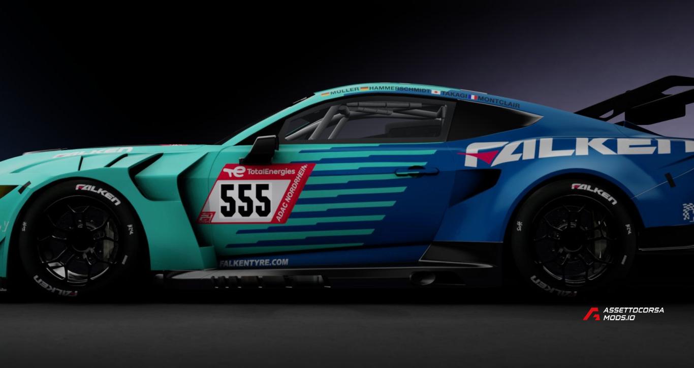 Ford Mustang GT3 Skinpack 1 (Fictional) | ROLEX24 - LM24 - NBR24 | LP FGT GT3